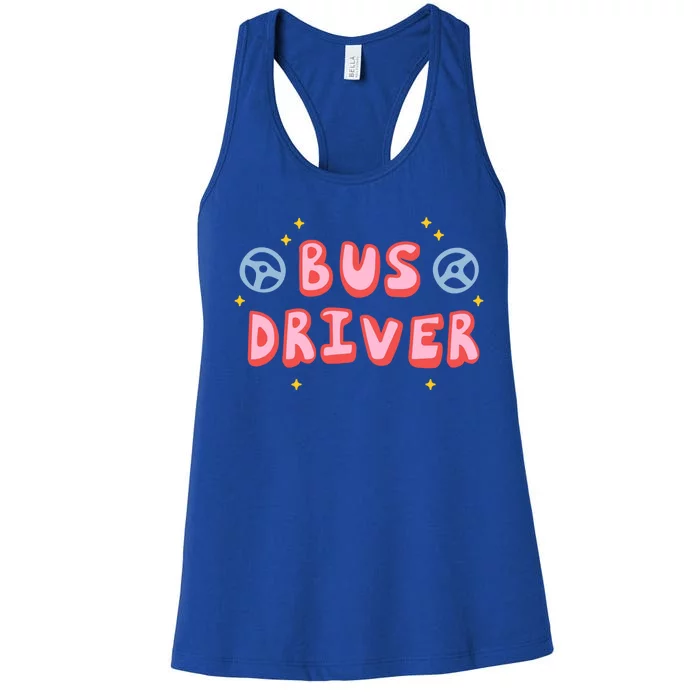 Bus Driver Logo Women's Racerback Tank