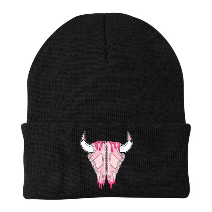 Buffalo Drip Low Triple Pink Matching Knit Cap Winter Beanie