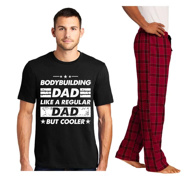 Bodybuilding Dad Like A Regular Dad Funny Bodybuilding Gift Pajama Set