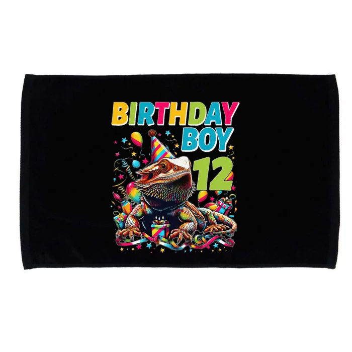 Bearded Dragon Lizard12th Birthday 12 Year Old Microfiber Hand Towel