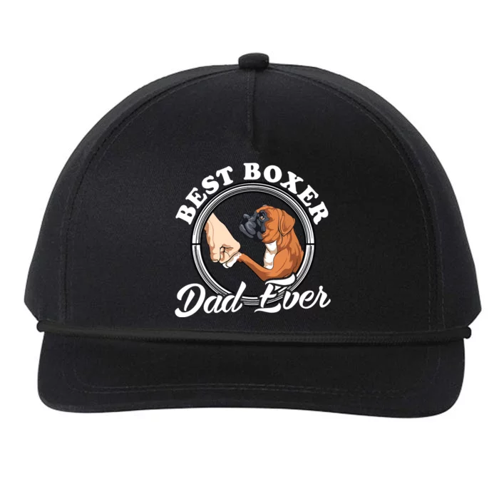 Boxer Dog Lovers Dad Design Boxer Dog Dad Snapback Five-Panel Rope Hat