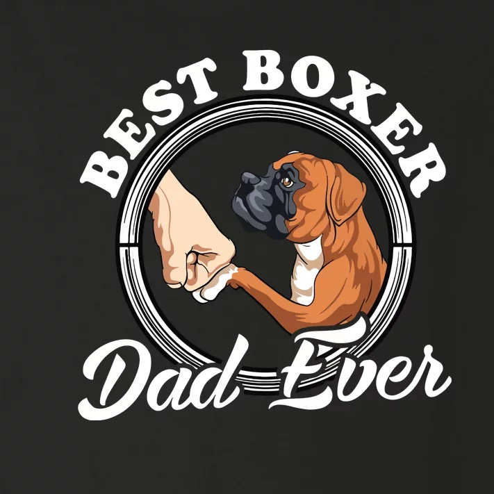 Boxer Dog Lovers Dad Design Boxer Dog Dad Toddler Long Sleeve Shirt