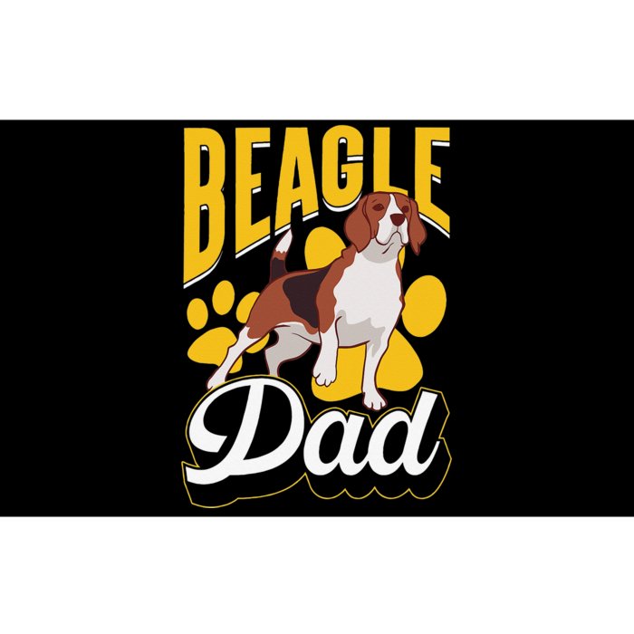 Beagle Dad Lover Puppy Beagles Dog Father Daddy Papa Bumper Sticker