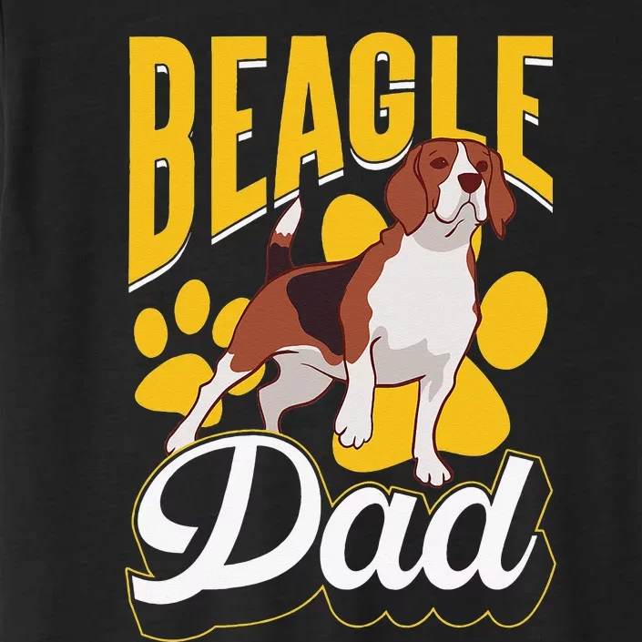 Beagle Dad Lover Puppy Beagles Dog Father Daddy Papa ChromaSoft Performance T-Shirt