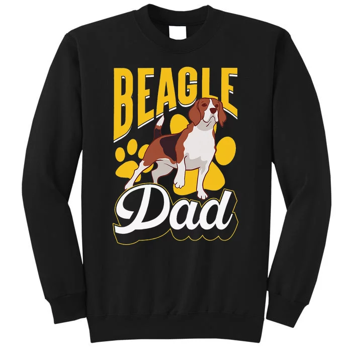 Beagle Dad Lover Puppy Beagles Dog Father Daddy Papa Tall Sweatshirt