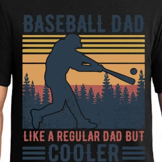 Baseball Dad Like A Regular Dad But Cooler Baseball Lover Great Gift Pajama Set