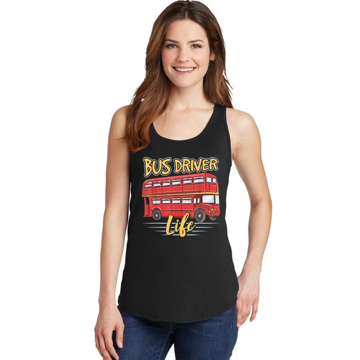 Bus Driver Life Busman Job Operator Buses Ladies Essential Tank