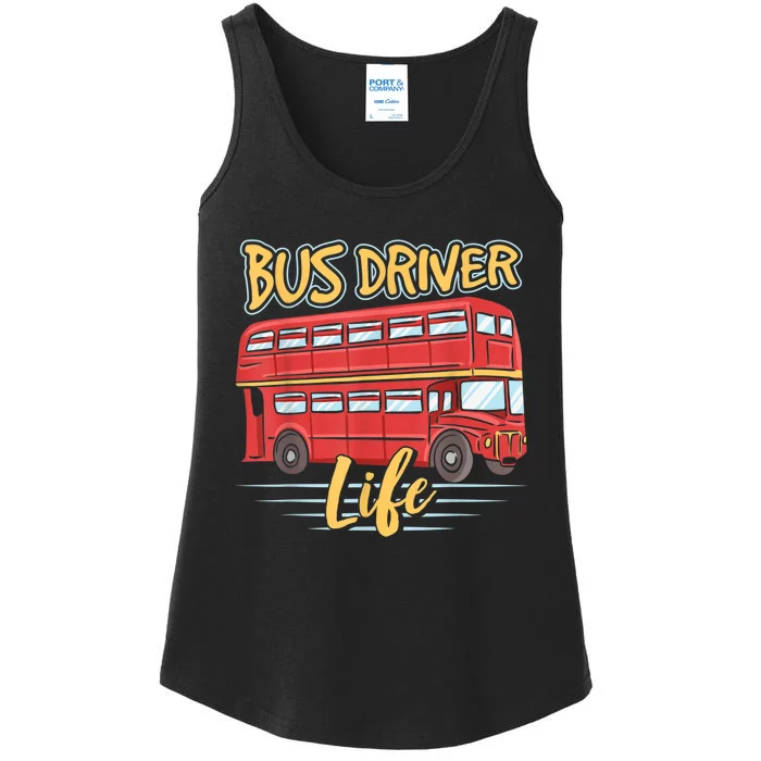 Bus Driver Life Busman Job Operator Buses Ladies Essential Tank