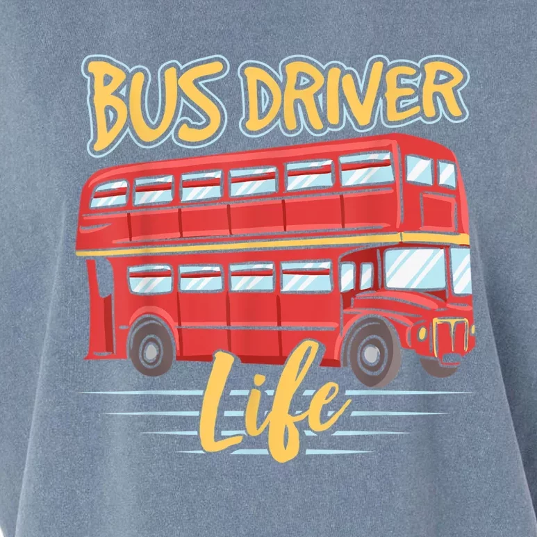 Bus Driver Life Busman Job Operator Buses Garment-Dyed Women's Muscle Tee