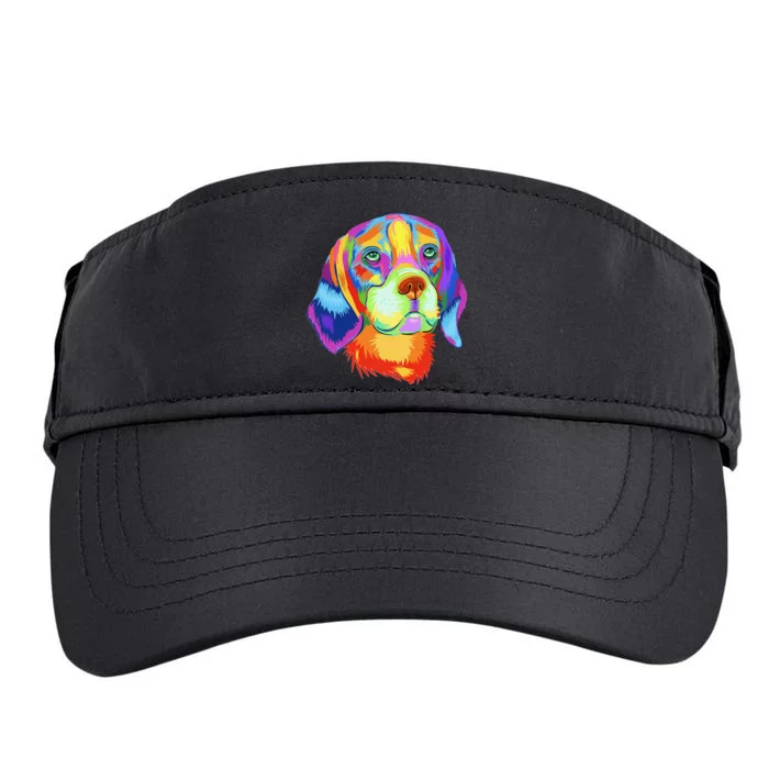 Beagle Dog Lover Tee Funny Beagle Adult Drive Performance Visor