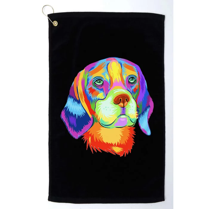 Beagle Dog Lover Tee Funny Beagle Platinum Collection Golf Towel