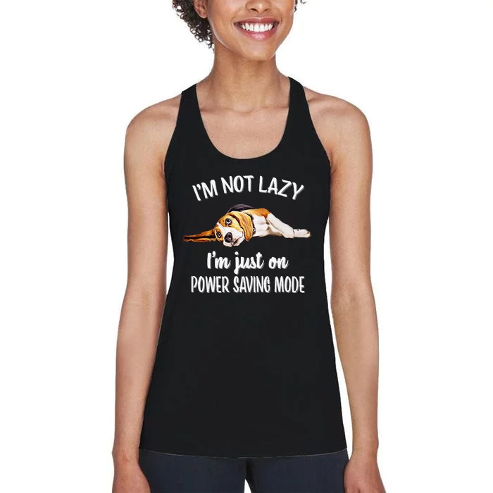 Beagle Dog Lover Tee Funny Beagle Women's Racerback Tank