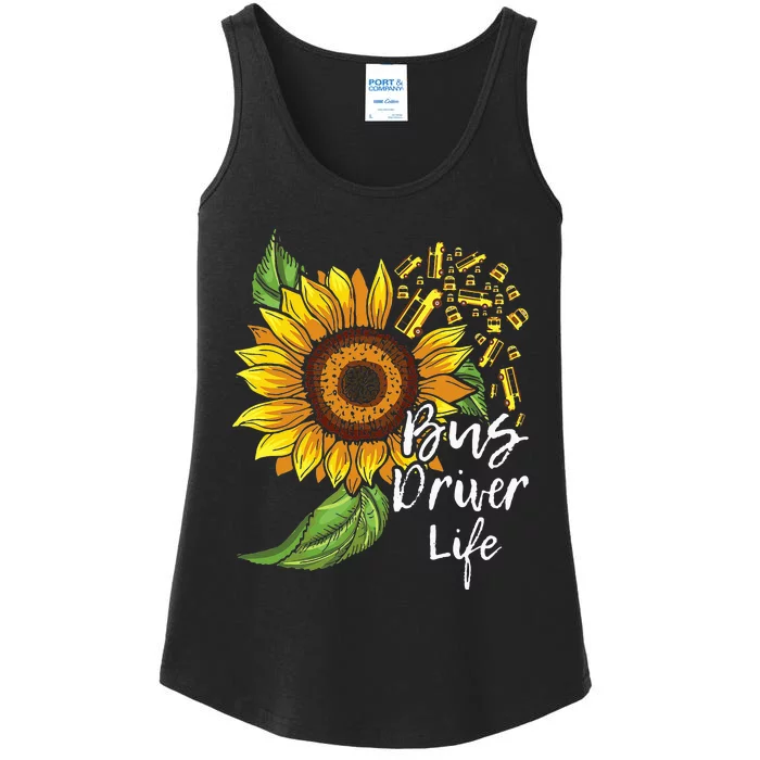 Bus Driver Life School Bus Driver Appreciation Ladies Essential Tank