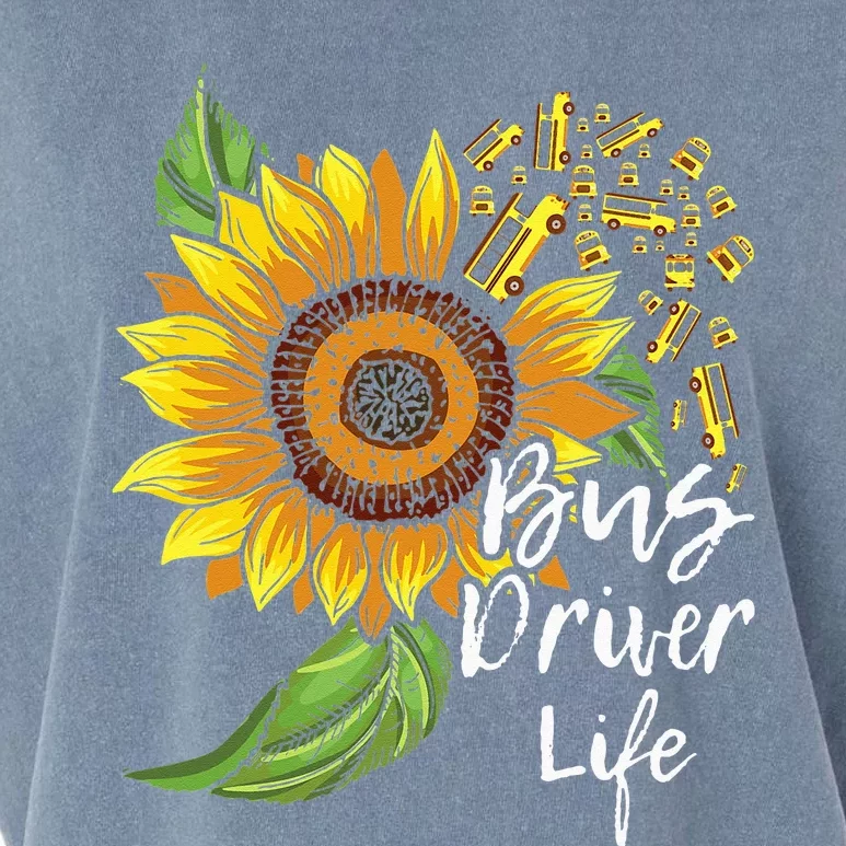 Bus Driver Life School Bus Driver Appreciation Garment-Dyed Women's Muscle Tee