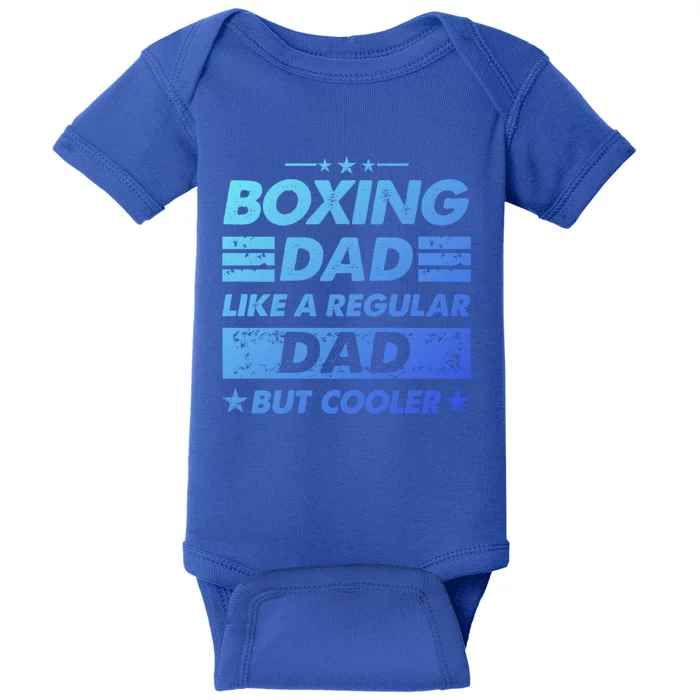 Boxing Dad Like A Regular Dad Funny Boxing Gift Baby Bodysuit