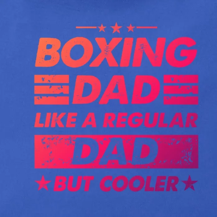 Boxing Dad Like A Regular Dad Funny Boxing Gift Zip Tote Bag