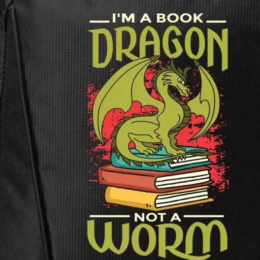 Book Dragon Library Reading Teacher Bookworm Book Lover Funny Gift City Backpack