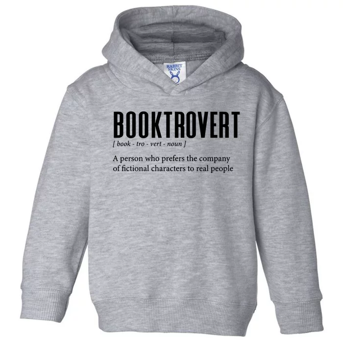 Booktrovert Definition Librarian Toddler Hoodie