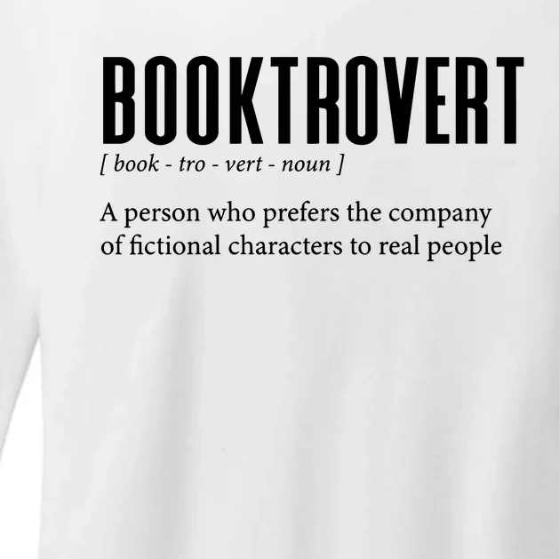 Booktrovert Definition Librarian Womens CVC Long Sleeve Shirt