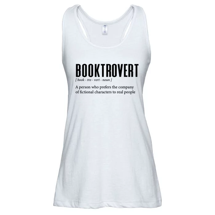 Booktrovert Definition Librarian Ladies Essential Flowy Tank