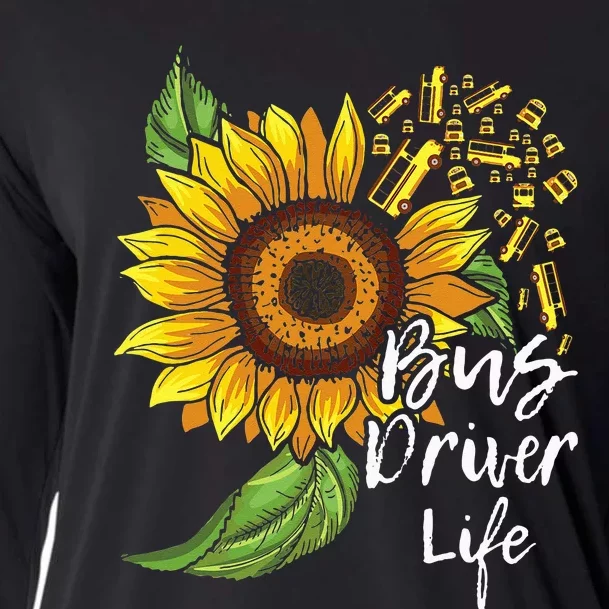 Bus Driver Life School Bus Driver Appreciation Cooling Performance Long Sleeve Crew