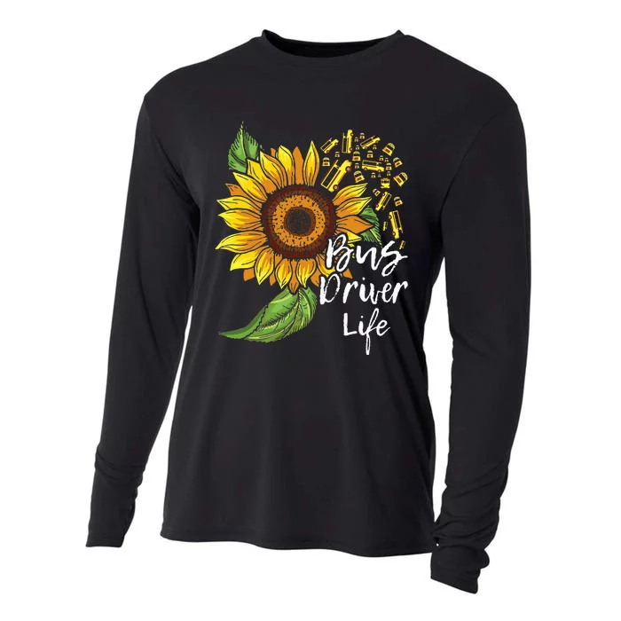 Bus Driver Life School Bus Driver Appreciation Cooling Performance Long Sleeve Crew