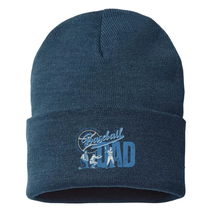 Baseball Dad Like A Regular Dad But Cooler Sustainable Knit Beanie