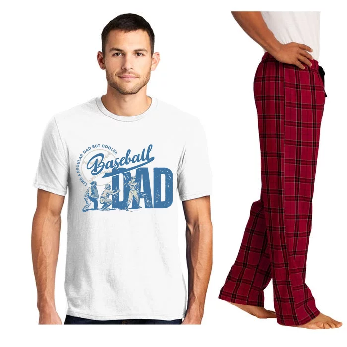 Baseball Dad Like A Regular Dad But Cooler Pajama Set