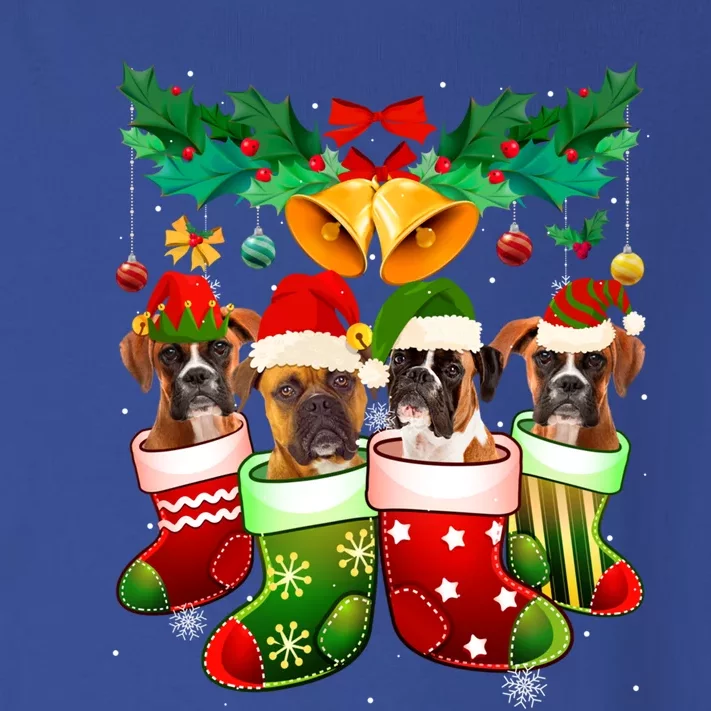 Boxer Dog Lover Christmas Socks Funny Xmas Pajama Gift Toddler Long Sleeve Shirt