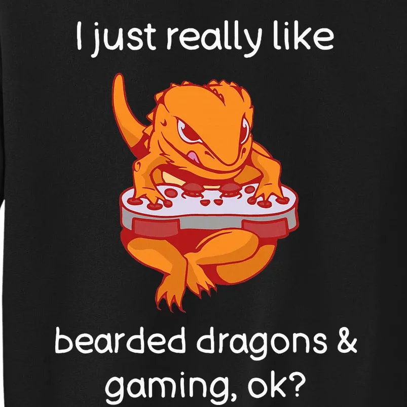 Bearded Dragon Lover Gaming Love Video Gaming Bearded Dragon Sweatshirt