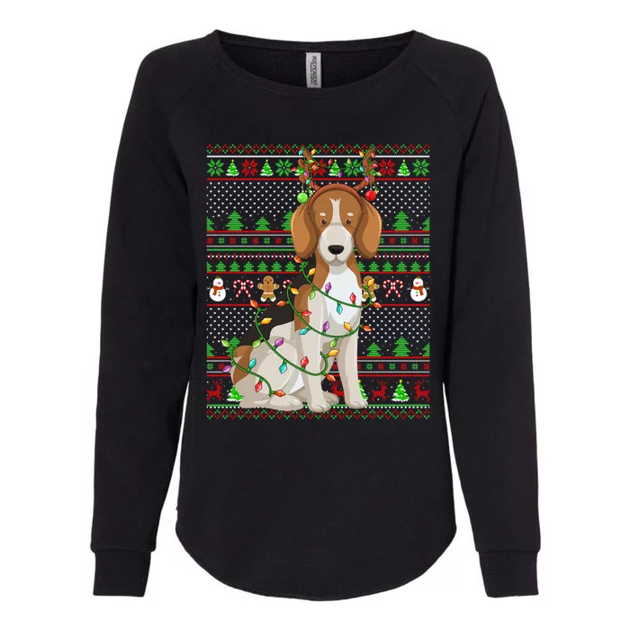 Beagle Dog Lover Family Matching Ugly Beagle Christmas Meaningful Gift Womens California Wash Sweatshirt