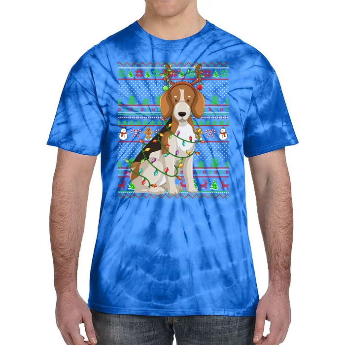 Beagle Dog Lover Family Matching Ugly Beagle Christmas Meaningful Gift Tie-Dye T-Shirt