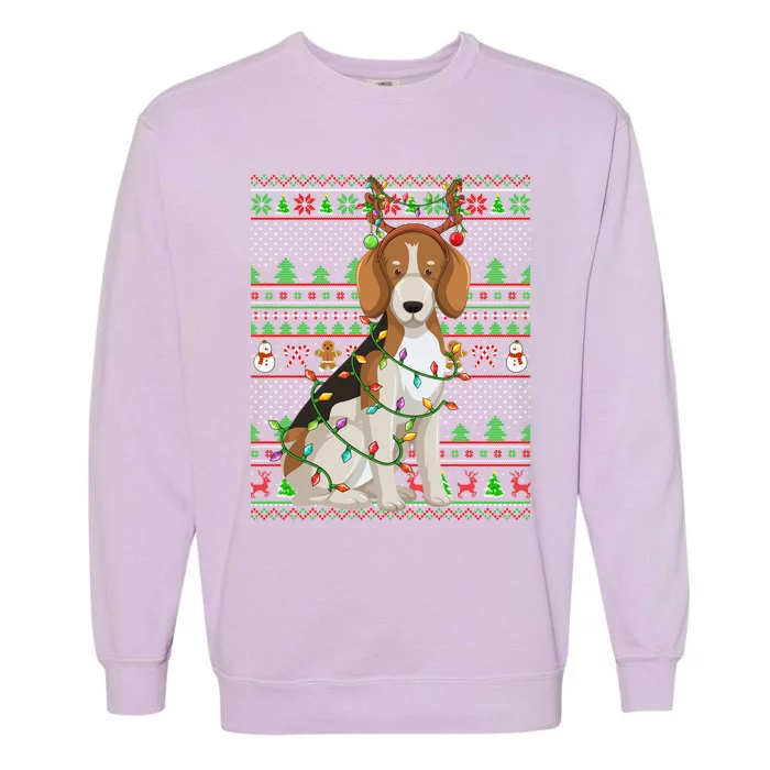 Beagle Dog Lover Family Matching Ugly Beagle Christmas Meaningful Gift Garment-Dyed Sweatshirt