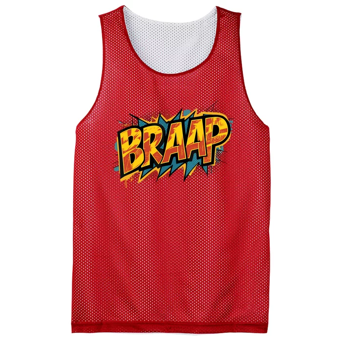 Braaap Dirtbike Lovers Riders Motocross Enduro Biker Mesh Reversible Basketball Jersey Tank