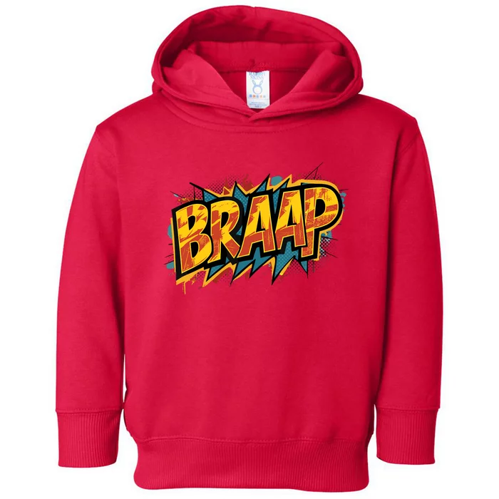 Braaap Dirtbike Lovers Riders Motocross Enduro Biker Toddler Hoodie