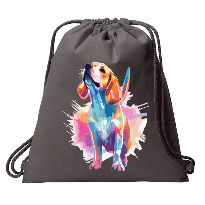 Beagle Dog Lover Funny Hunting Dog Beagle Premium Drawstring Bag