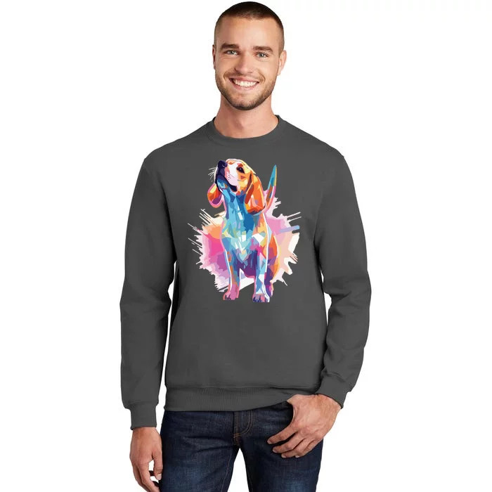 Beagle Dog Lover Funny Hunting Dog Beagle Premium Tall Sweatshirt