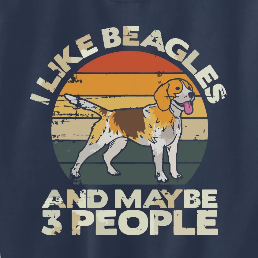 Beagle Dog Lover Tee Retro Beagle Beagle Kids Sweatshirt