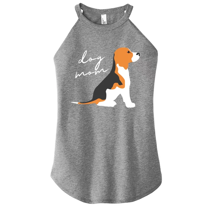 Beagle Dog Mom Woman Women’s Perfect Tri Rocker Tank