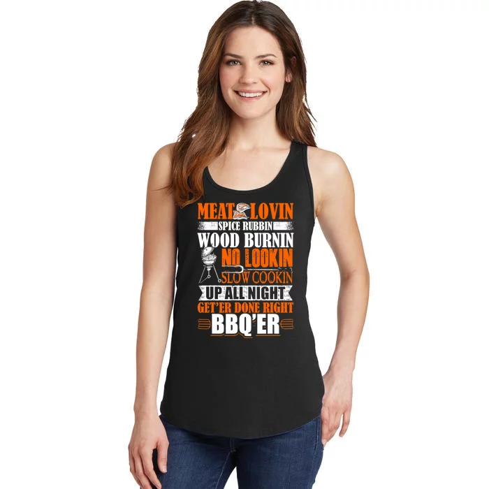 Bbq Design Meat Lovers Barbecue Smoking Grill Ladies Essential Tank