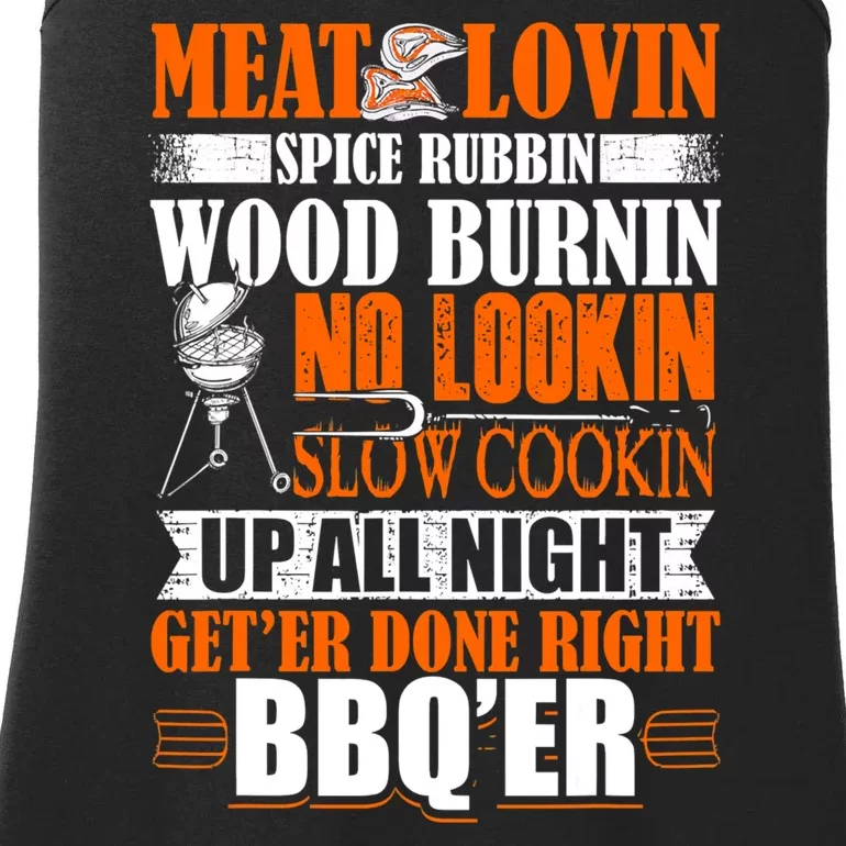 Bbq Design Meat Lovers Barbecue Smoking Grill Ladies Essential Tank