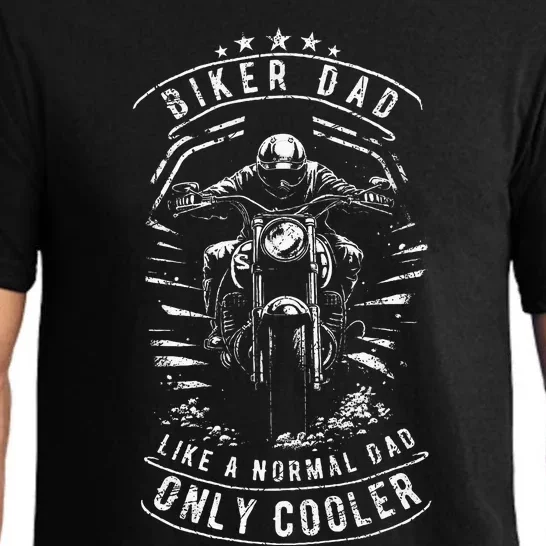 Biker Dad Motorcycle Father's Day Design for Fathers Pajama Set