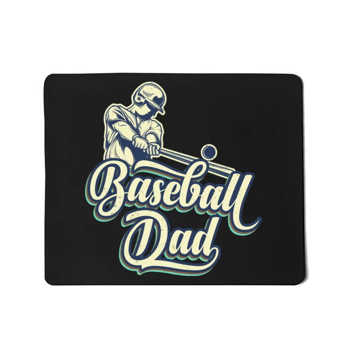 Baseball Dad Matching Family Baseball Game Mousepad