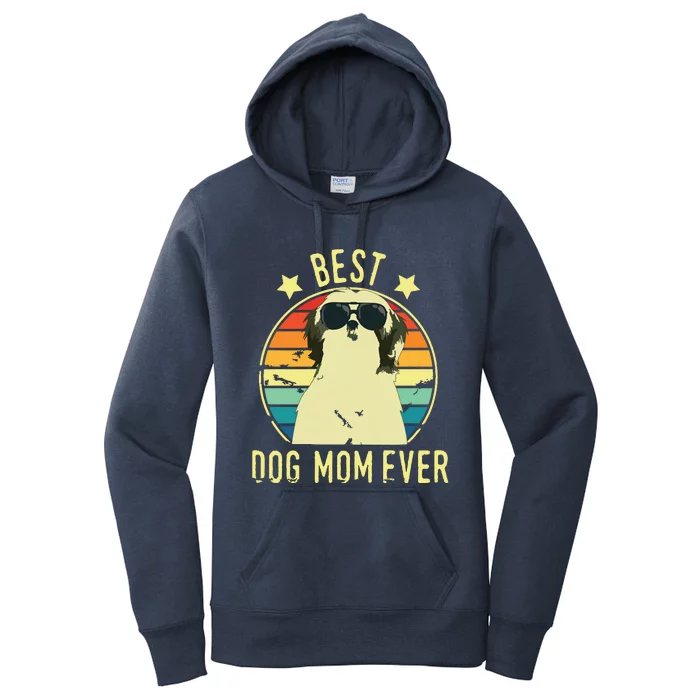 Best Dog Mom Ever Shih Tzu Mothers Day Gift Women's Pullover Hoodie