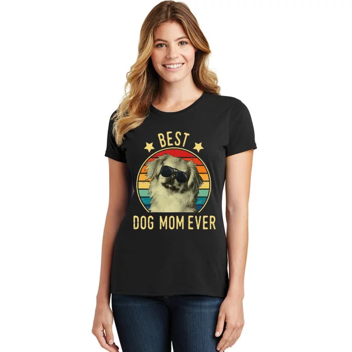 Best Dog Mom Ever Pekingese Mother's Day Gift Women's T-Shirt