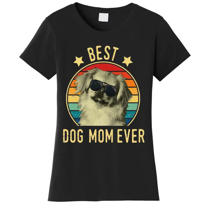 Best Dog Mom Ever Pekingese Mother's Day Gift Women's T-Shirt