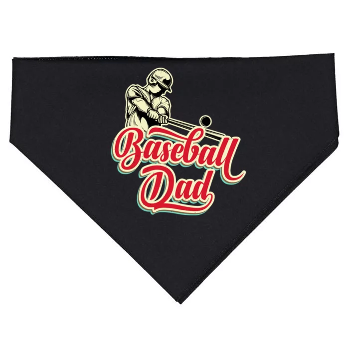 Baseball Dad Matching Family Baseball Game USA-Made Doggie Bandana