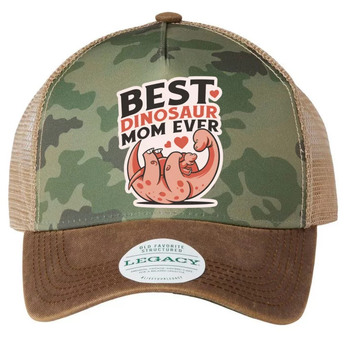 Best Dinosaur Mom Ever Mamasaurus Legacy Tie Dye Trucker Hat