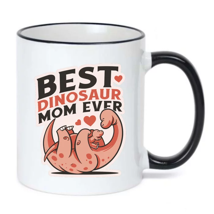 Best Dinosaur Mom Ever Mamasaurus Black Color Changing Mug