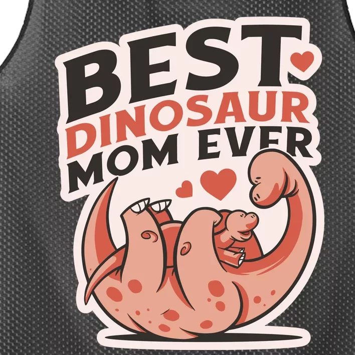 Best Dinosaur Mom Ever Mamasaurus Mesh Reversible Basketball Jersey Tank